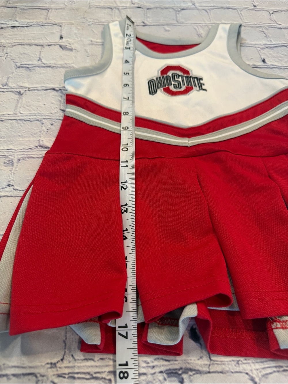 Ohio State Red & White Nike Cheer Dress - Nike Logo | Girl’s 2T | EUC - Picture 8 of 9